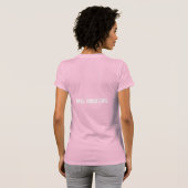 Dames Bella+Canvas slanke T-shirt (Achterkant volledig)