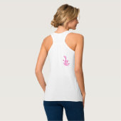 Dames Bella+Canvas slanke T-shirt (wit) (Volledige Achterkant)