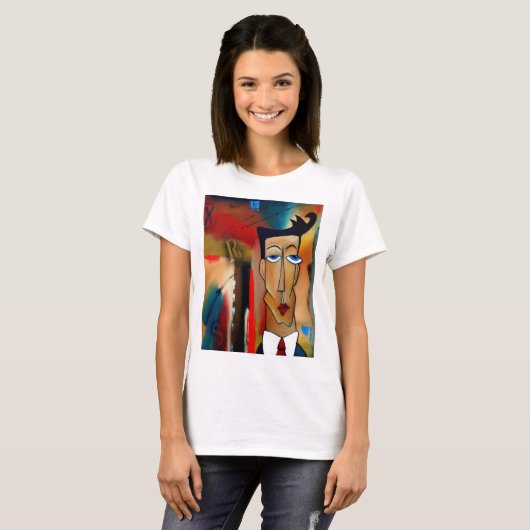 Dames Bella+canvas spaghetti strap tanktop (Voorkant volledig)