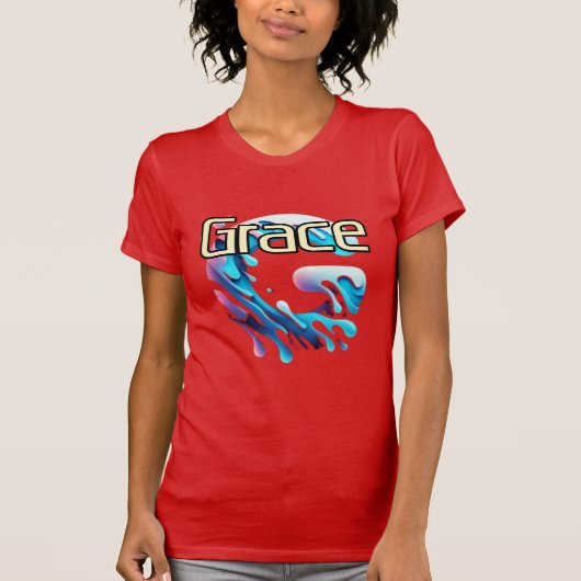 Dames Bella+Canvas strak zittende T-shirt (Voorkant)