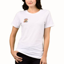 Dames Bella+Canvas T-shirt met slanke pasvorm