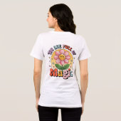 Dames Bella+Canvas T-shirt met slanke pasvorm (Achterkant volledig)