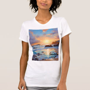 Dames Bella+Canvas T-shirt met slanke pasvorm