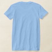 Dames Bella+Canvas T-shirt met smalle pasvorm (Laag Achter)