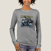 Dames Bella+Canvas Tri-blend lange mouw shirt, Shirt (Voorkant)