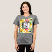 Dames Bella+Canvas Tri-blend T-shirt (Voorkant volledig)