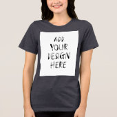 Dames Bella+Canvas Tri-blend T-shirt (Voorkant)