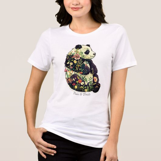 Dames Bella+Canvas Tri-blend T-shirt (Voorkant)