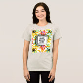 Dames Bella+Canvas Tri-blend T-shirt (Voorkant volledig)