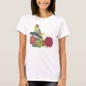 Dames Bella+canvas wijdvallende cirkel top (Voorkant)