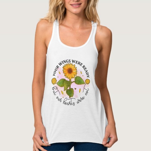 Dames Bella+canvas wijdvallende racerback tanktop (Voorkant)