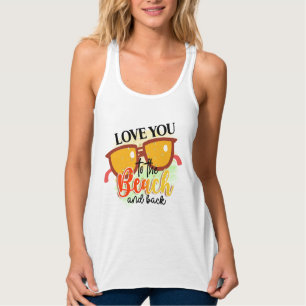 Dames Bella+canvas wijdvallende racerback tanktop