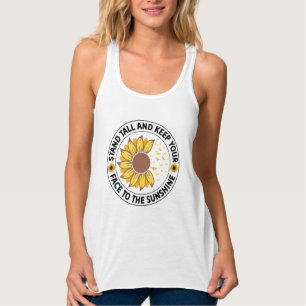 Dames Bella+canvas wijdvallende racerback tanktop