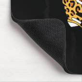 Dames Bend & Snap Luipaardprint Helm Voetbal Muismat (Hoek)