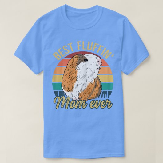 Dames Beste Fluffin 'Moeder ooit ontwerp voor een  T-shirt (Design voorkant)