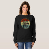 Dames Beste Geit Moeder Ooit Retro Stijl Cool Verj Trui (Voorkant volledig)