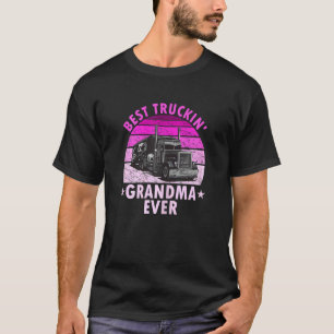 Dames Beste Truckende Oma Ooit   Vrachtwagenbestuu T-shirt