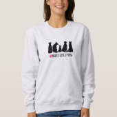 Dames Beste Vriend Hond Sweatshirt (Voorkant)