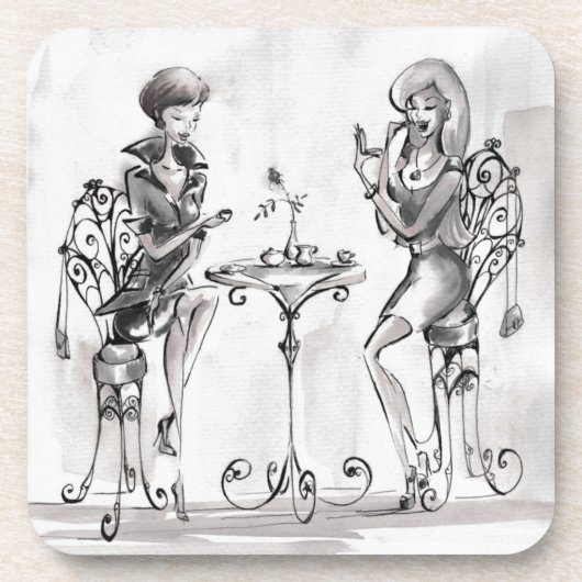 Dames Bier Onderzetter (Voorkant)
