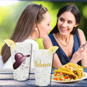 Dames bij de lunch - Elegant gepersonaliseerd Glas