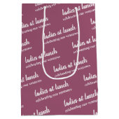 Dames bij de lunch – Elke elegante cadeautas voor  (Achterkant)