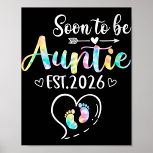Dames binnenkort tante Est 2026 voor nieuwe tante Poster