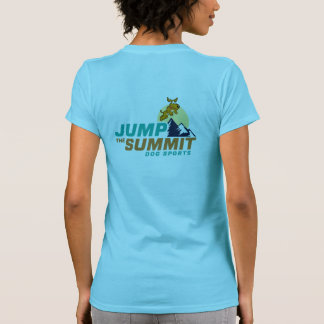 Dames Blauwgroen Jump the Summit T-Shirt