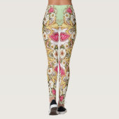 Dames bloemen barok legging (Achterkant)
