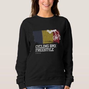Dames BMX Freestyle Bike Tsjaad Vlag Fietsen BMX Trui