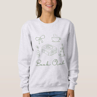 Dames Boekenclub Sweatshirt, Boekenliefhebber Gift Trui