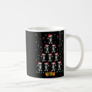 Dames Boston Terrier Kerstman Hoed Kerst Licht Man Koffiemok