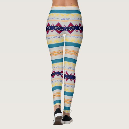 Dames Bottoms in Grijs Leggings (Achterkant)