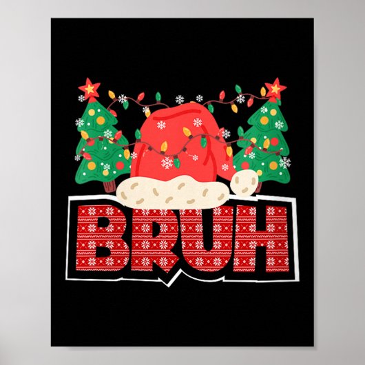 Dames Bruh Kerst Morsig Gen Z en Gen Alpha Poster (Voorkant)