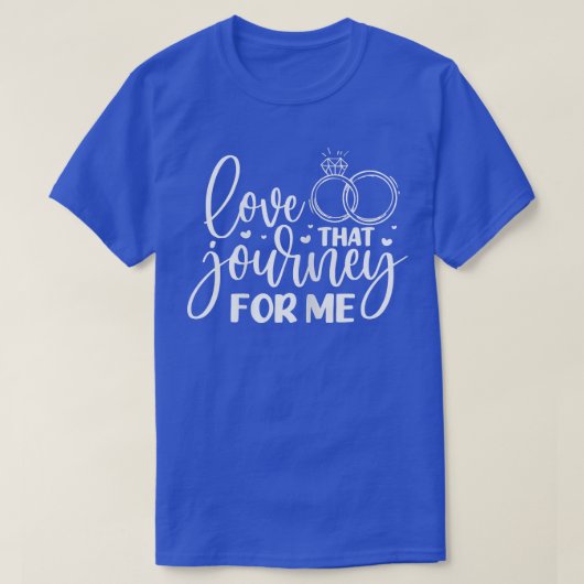 Dames Bruid Trouwring Bruidsmeisje Afscheid Als Vr T-shirt (Design voorkant)