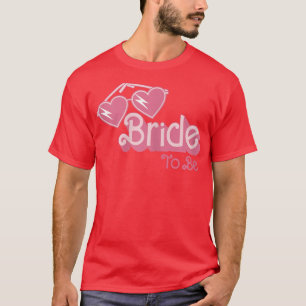 Dames Bruid Wordt Huwelijk Verlovings Bruiloft Fee T-shirt