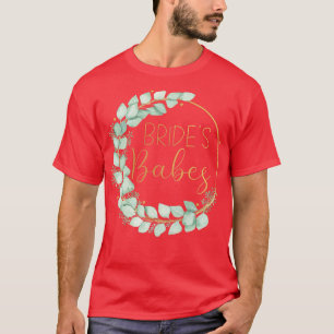Dames Bruids Babes Hen Party Trouw Eucalyptus T-shirt