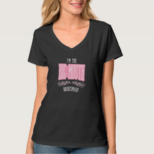 Dames bruidsmeisje grote mond bijpassende vrijgeze t-shirt