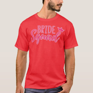 Dames Bruidsmeisjes Team Overeenkomstige Cute Voor T-shirt