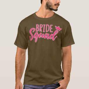 Dames Bruidsploeg Matchende Cute Voor Bachelorette T-shirt