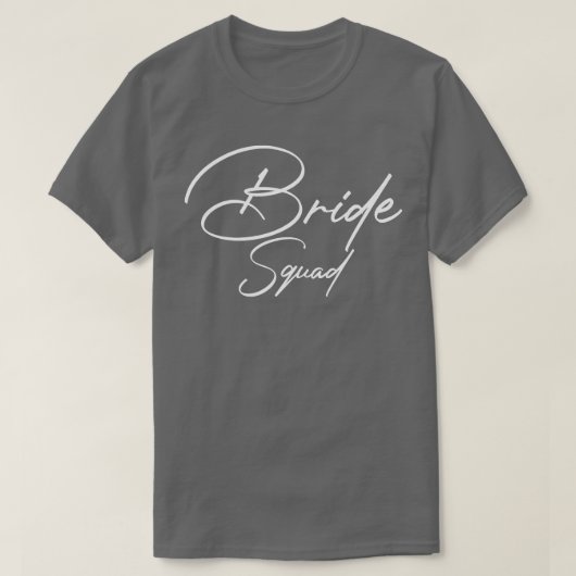 Dames Bruidsploeg Team Bruid Bachelorette Bruiloft T-shirt (Design voorkant)