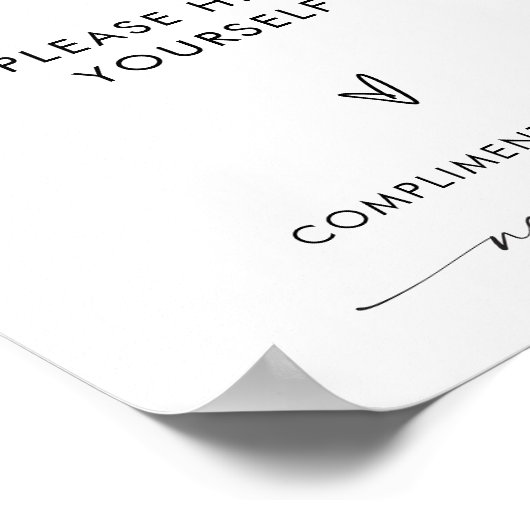 Dames Bruiloft Badkamer Mand teken, Badkamer teken Poster (Hoek)