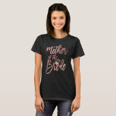 Dames bruiloftsfeest voor moeder van de bruid t-shirt (Voorkant volledig)