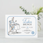 Dames Brunch Kaart (Staand voorkant)