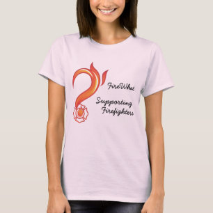 Dames Burnout FireWhat T-Shirt (gemonteerd)