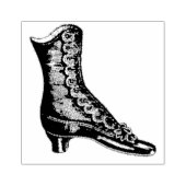 Dames Button-up Victoriaans Boot Rubber Art Stamp Rubberstempel (Afrduk)