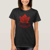 Dames Canada T-shirt Canada Maple Leaf Souvenir (Voorkant)