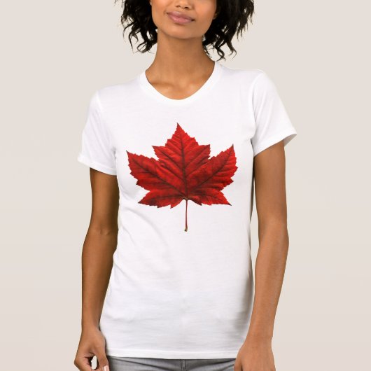 Dames Canada tanktop gepersonaliseerd Canada shirt (Voorkant)
