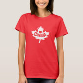 Dames Canadese grafische top (Voorkant)