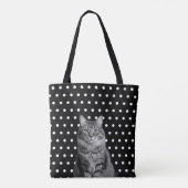 Dames Canvas Boodschappentas Aanpasbaar Tote Bag (Achterkant)