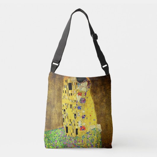 Dames Canvas tas met Klimt's The Kiss (Voorkant)